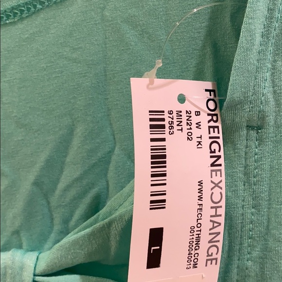 Foreign Exchange Mint Crop Top NWT - Picture 7 of 8